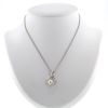 Boucheron Trouble pendant in white gold, diamonds and ruby - 360 thumbnail