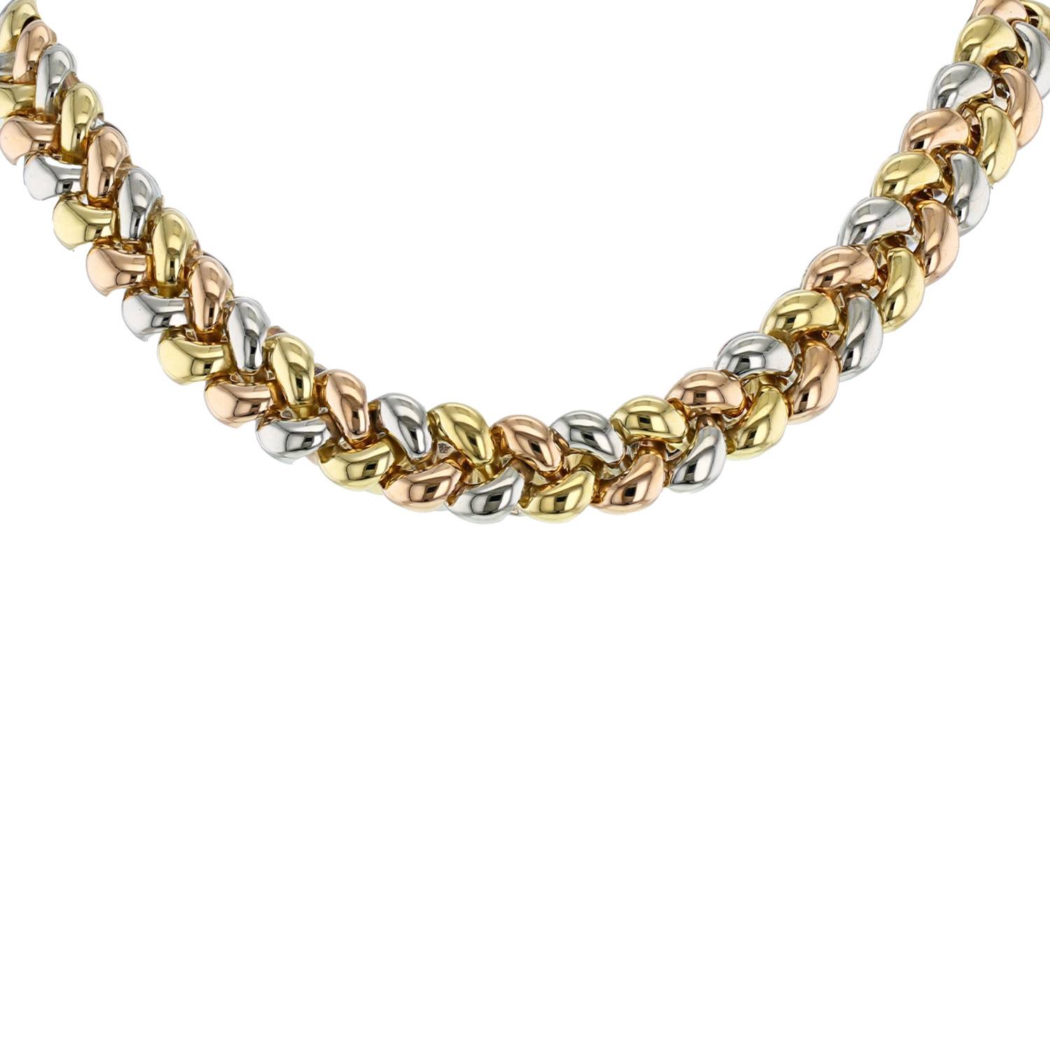 Collana in Oro Rosa e Oro Bianco con Diamanti Ct. 1.72 | Damiani