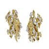 Sterlé  earrings in yellow gold, white gold and diamond - 00pp thumbnail
