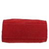 Sac cabas Chanel  Deauville en tweed rouge et cuir rouge - Detail D1 thumbnail