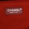 Chanel  Deauville shopping bag  in red tweed  and red leather - Detail D2 thumbnail