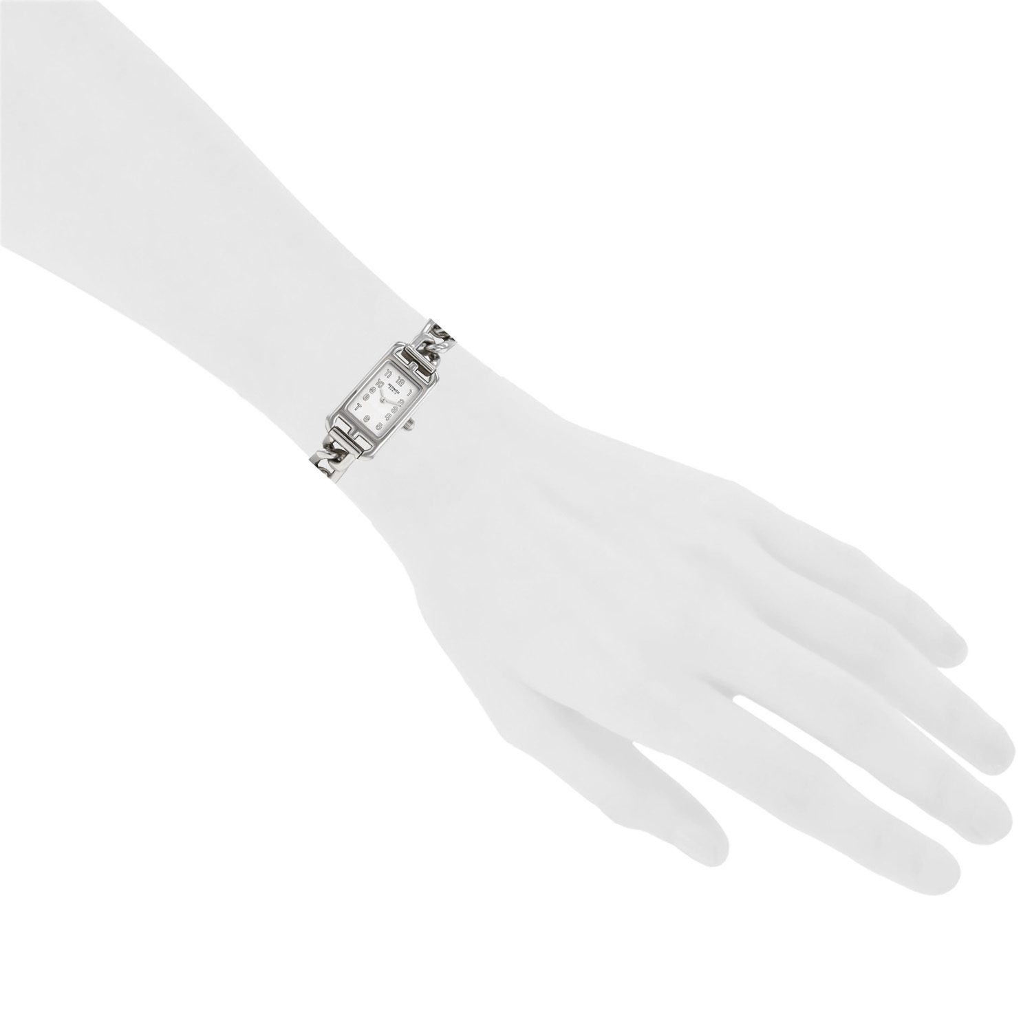 Orologio Hermès Cape Cod Nantucket in acciaio Ref: Hermès - NA2.110  Circa 2023 - Detail D1