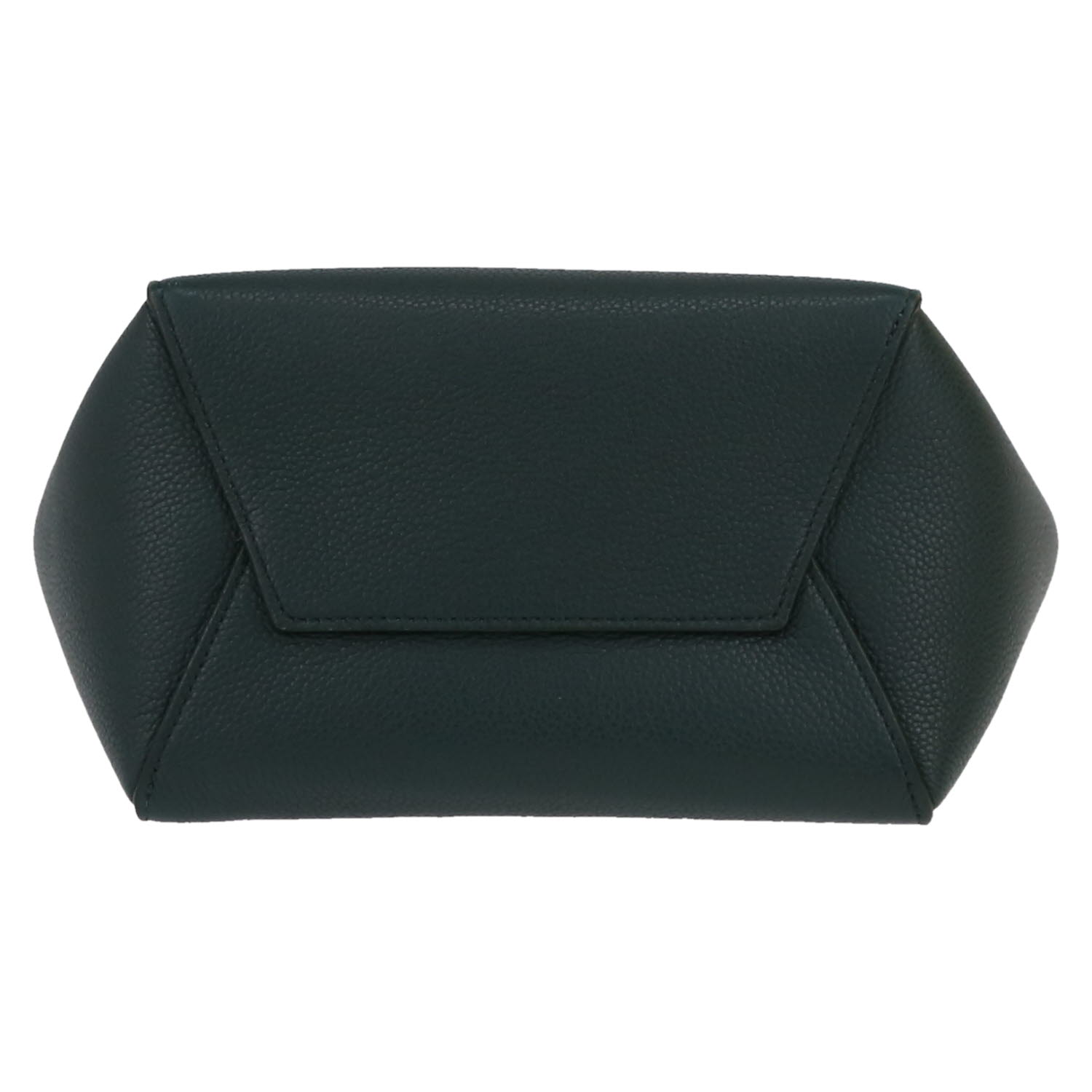 Celine  Sac Sangle handbag  in green grained leather - Detail D1