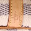 Borsa Louis Vuitton  Speedy 25 in tela a scacchi azzurro e pelle naturale - Detail D2 thumbnail
