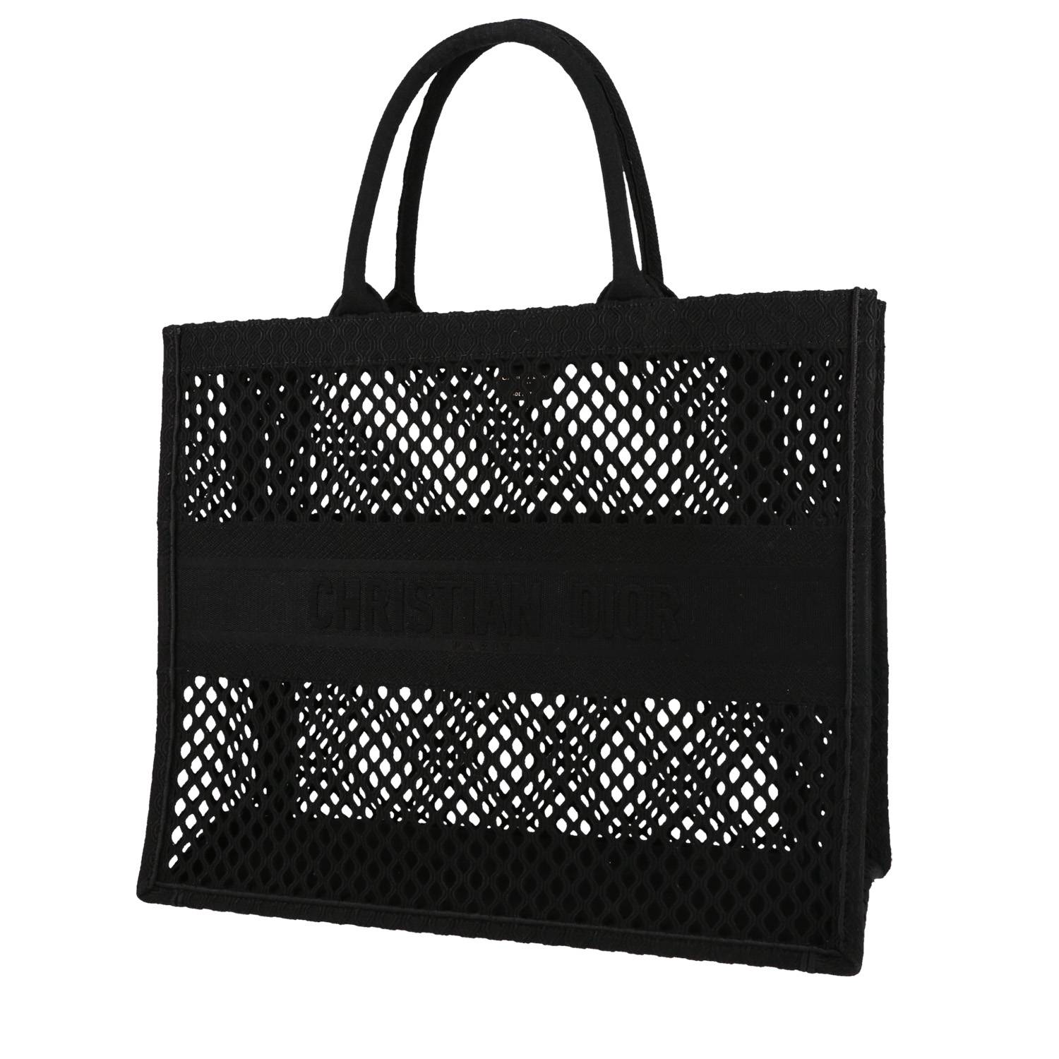 Dior book tote bag in embroidered dior oblique online canvas