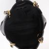 Chanel  Petit Shopping handbag  in black quilted grained leather - Detail D3 thumbnail