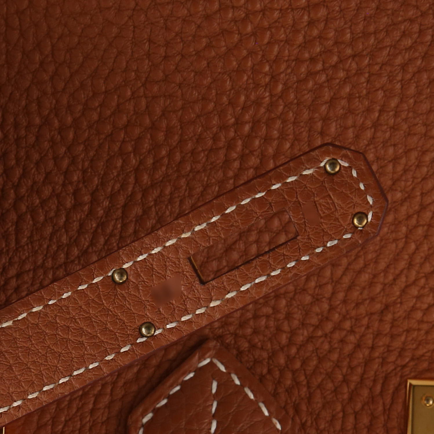 Borsa Hermès  Birkin 30 cm in pelle togo gold - Detail D3
