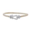 Fred Force 10 large model bracelet in white gold and diamonds - 00pp thumbnail