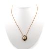 Boucheron Quatre necklace in 3 golds, rock crystal and PVD - 360 thumbnail