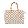 Louis Vuitton  Speedy 25 handbag  in azur damier canvas - 360 thumbnail