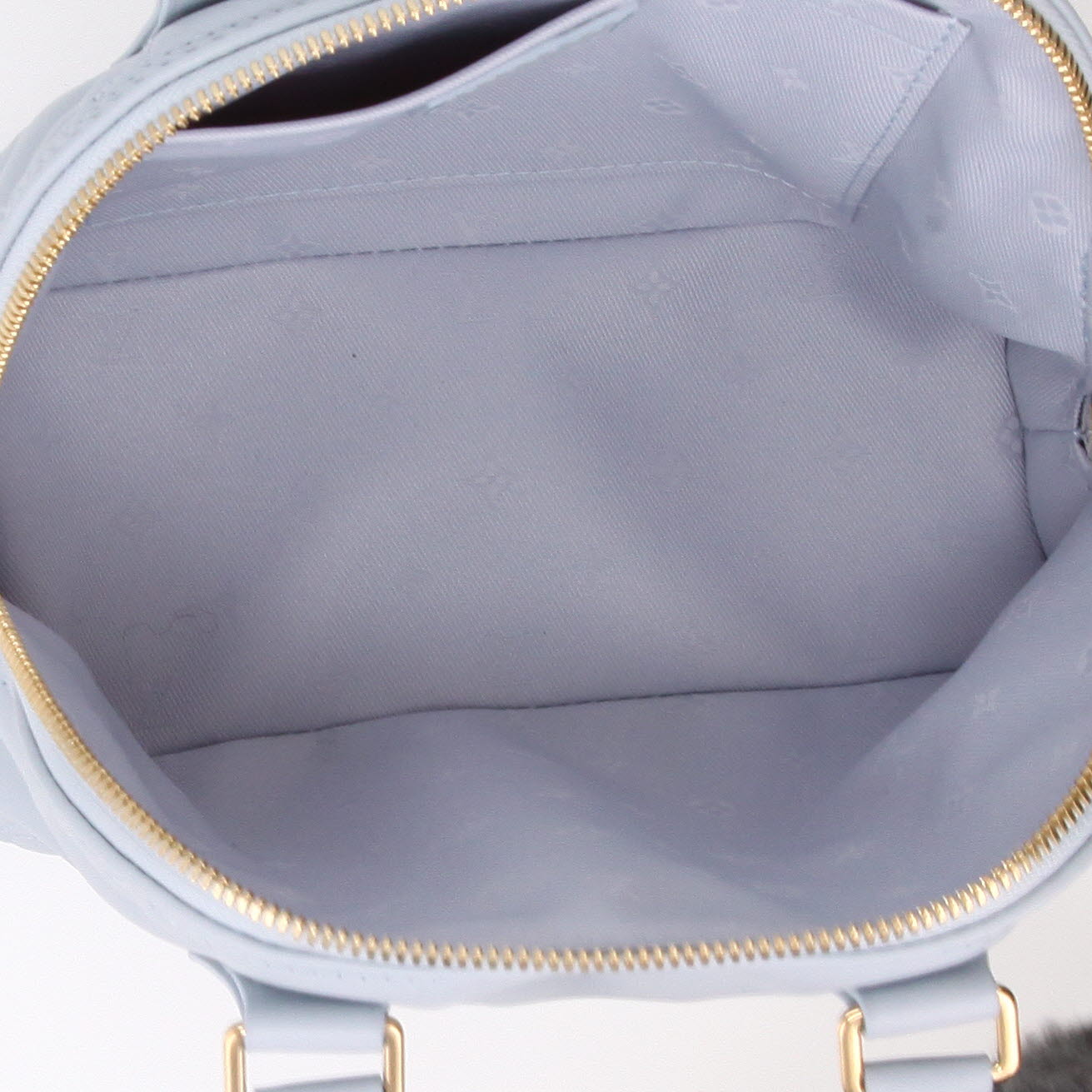 Sac à main Louis Vuitton  Alma Editions Limitées en cuir bleu-ciel - Detail D3