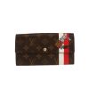 Billetera Louis Vuitton  Sarah en lona Monogram revestida marrón - 360 thumbnail