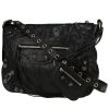 Balenciaga  Cagole shoulder bag  in black burnished leather - 00pp thumbnail