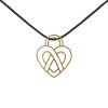 Poiray Coeur Fil large model pendant in yellow gold - 00pp thumbnail