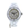 Reloj Chanel J12 de cerámica blanca y acero Ref : H1629 Circa 2007 - 360 thumbnail