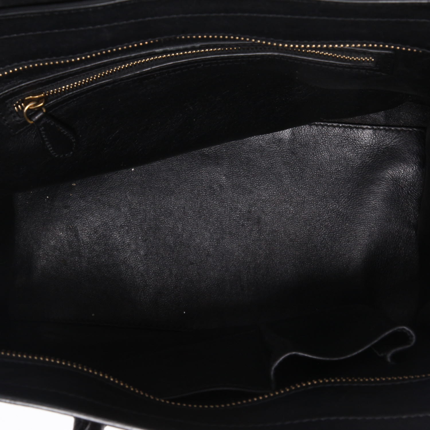 Borsa Celine  Luggage Medium in pelle nera - Detail D3