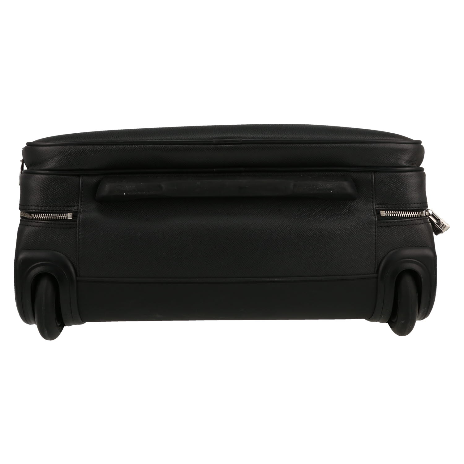 Louis Vuitton  Valise luggage  in black taiga leather - Detail D1
