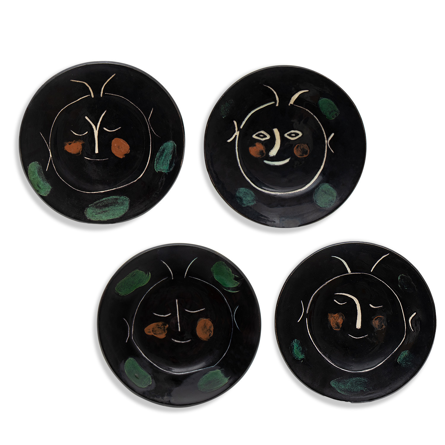 Pablo Picasso (1881-1973), Service Visage Noir - 1948 (A.R. 36-47) - Detail D3