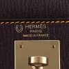 Hermès  Kelly 28 cm handbag  in purple and orange Mysore leather - Detail D2 thumbnail