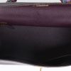 Hermès  Kelly 28 cm handbag  in purple and orange Mysore leather - Detail D3 thumbnail