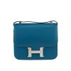 Hermès  Constance shoulder bag  in blue Swift leather - 360 thumbnail