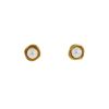 David Yurman Crossover earrings in yellow gold and cultured pearls - 00pp thumbnail