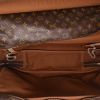 Louis Vuitton  Sac de chasse weekend bag  in brown monogram canvas  and natural leather - Detail D7 thumbnail