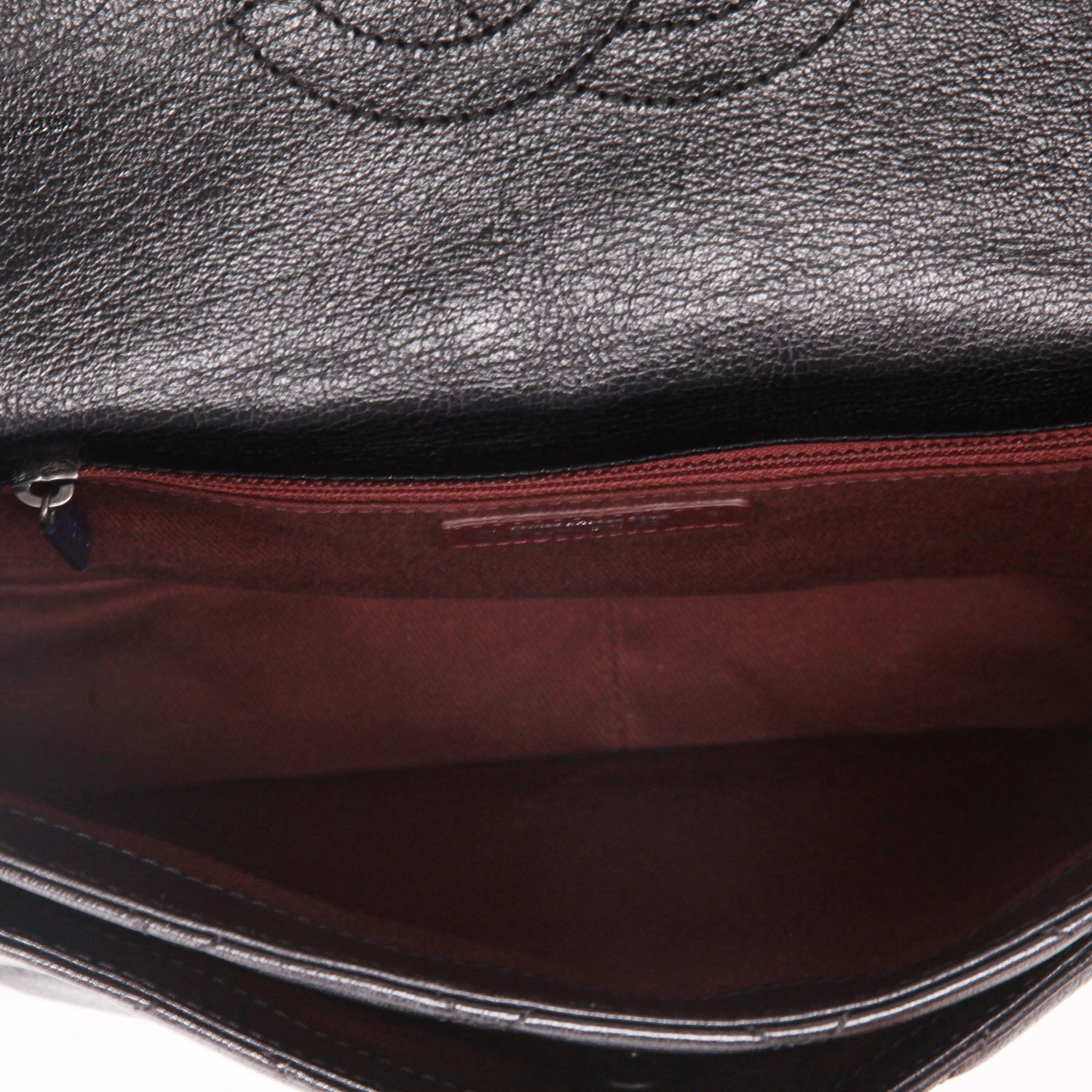 Chanel   handbag  in black quilted leather - Detail D3