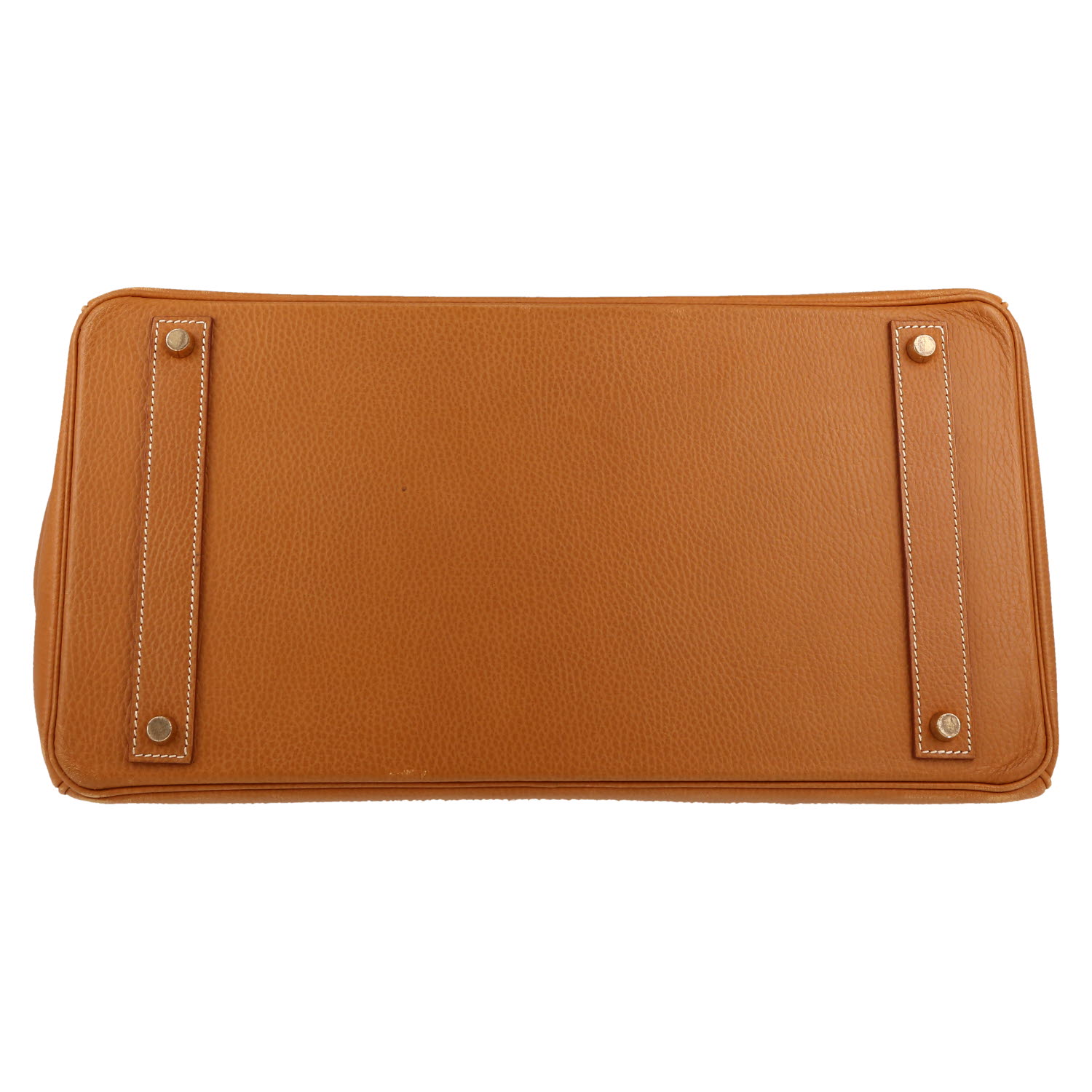 Sac à main Hermès  Birkin 40 cm en cuir gold - Detail D1