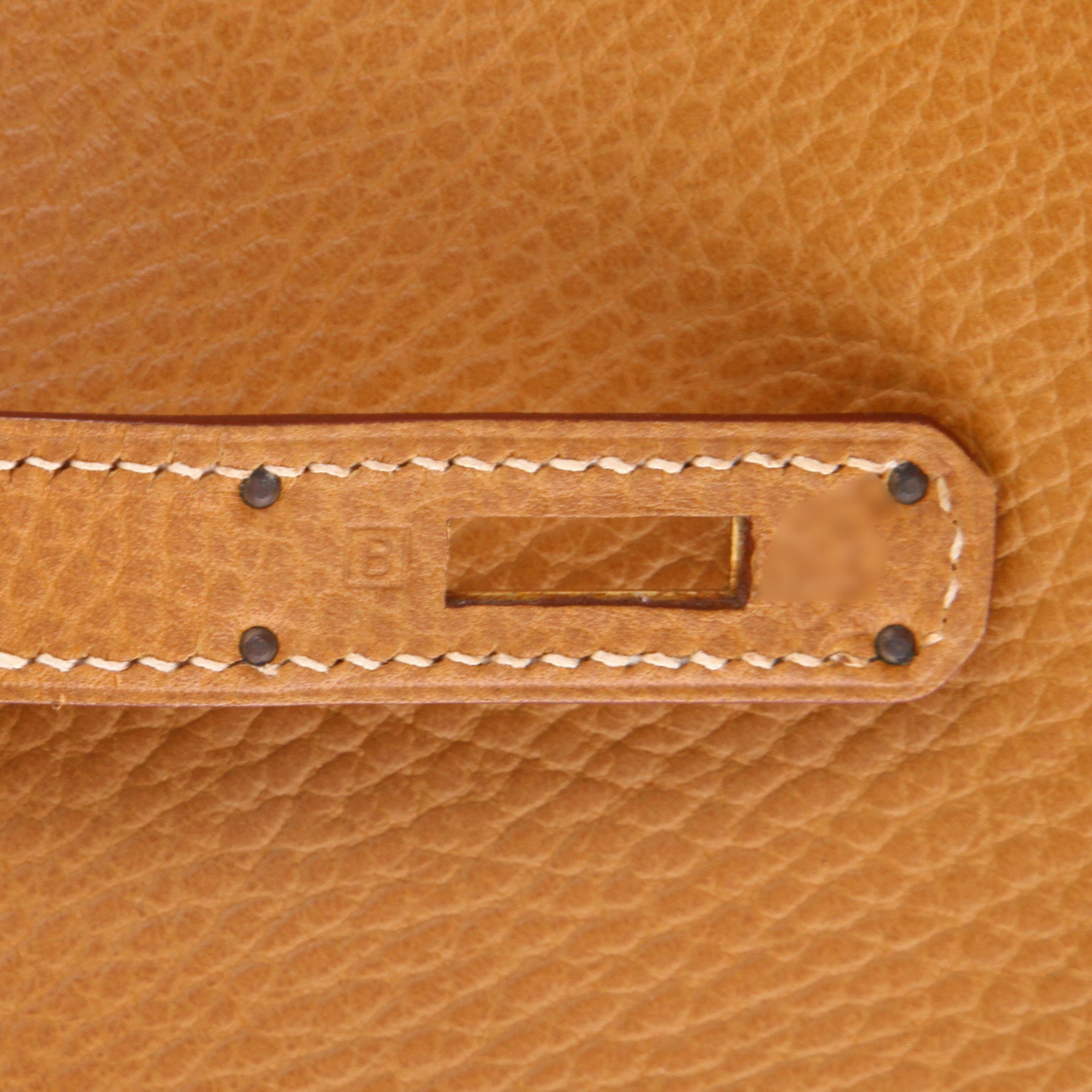 Borsa Hermès  Birkin 40 cm in pelle gold - Detail D4