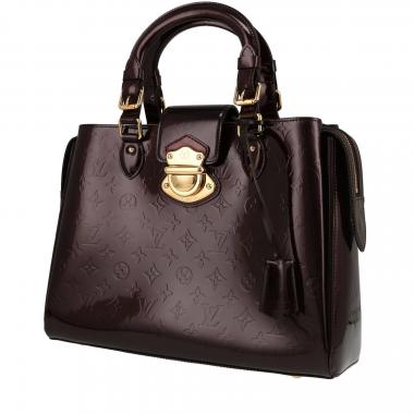 Borsa Louis Vuitton  Melrose Avenue in pelle verniciata monogram color prugna