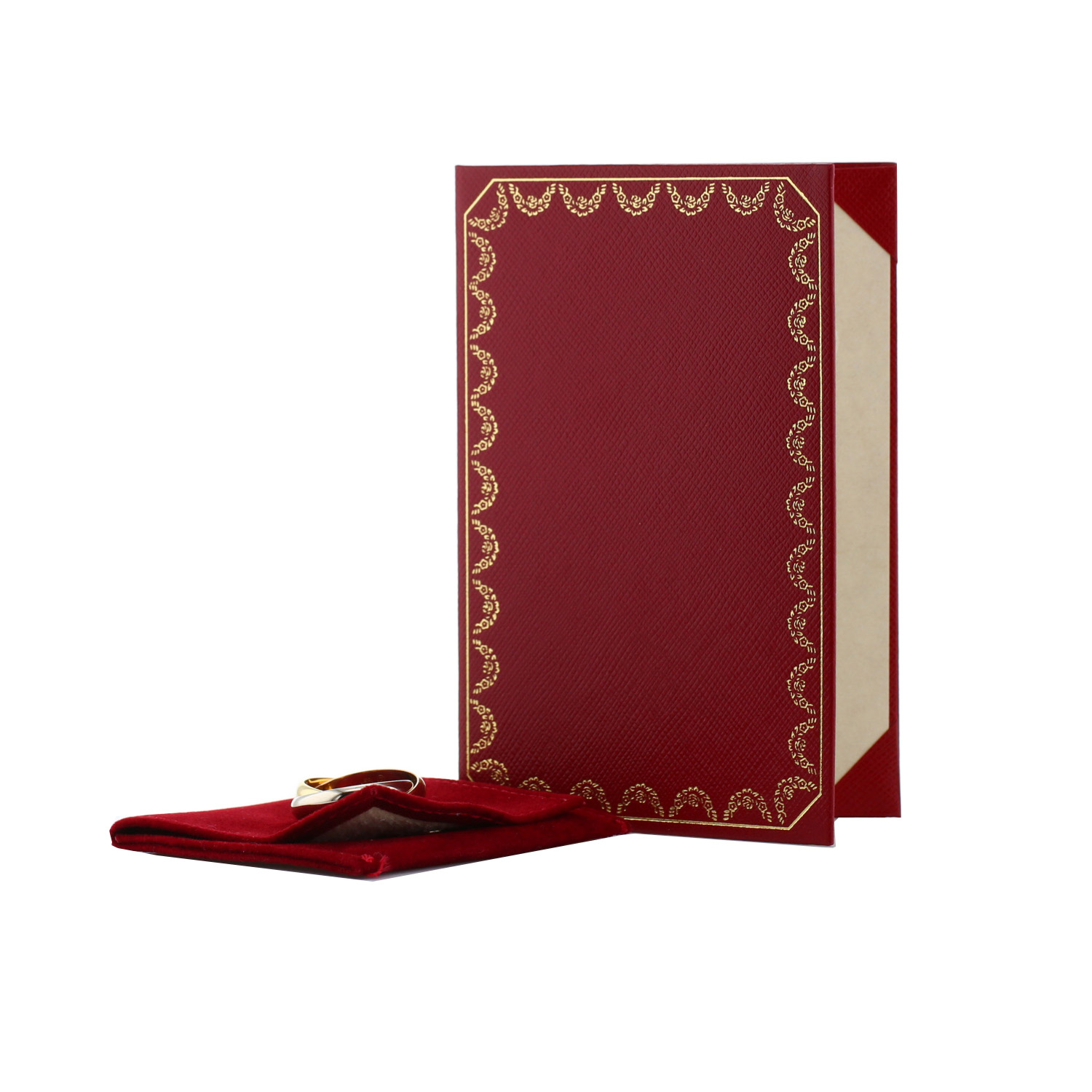 Sortija Cartier Trinity modelo mediano de 3 oros - Detail D2