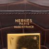 Bolso de mano Hermès  Kelly 32 cm en cocodrilo marrón - Detail D2 thumbnail