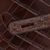 Hermès  Kelly 32 cm handbag  in brown crocodile - Detail D4 thumbnail