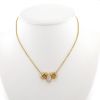 Fred  necklace in yellow gold and diamonds - 360 thumbnail