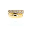 Fred Success medium model ring in yellow gold and diamonds - 360 thumbnail