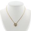 Chopard Happy Diamonds necklace in yellow gold and diamonds - 360 thumbnail