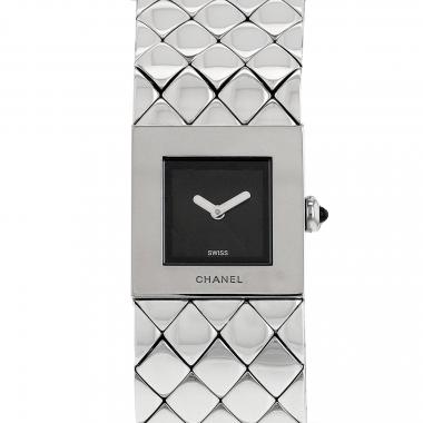 Montre Chanel Matelassé en acier Vers 2000