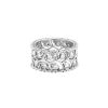 Buccellati Eternelle Ramage sleeve ring in white gold and diamonds - 00pp thumbnail