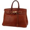 Hermès  Birkin 35 cm handbag  in brown niloticus crocodile - 00pp thumbnail