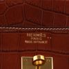 Bolso de mano Hermès  Birkin 35 cm en cocodrilo niloticus marrón - Detail D2 thumbnail