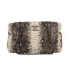 Bolso Cabás Chanel  Petit Shopping en piel de pitón degradado beige y negra - 360 thumbnail