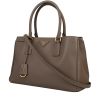 Prada  Galleria handbag  in beige leather saffiano - 00pp thumbnail