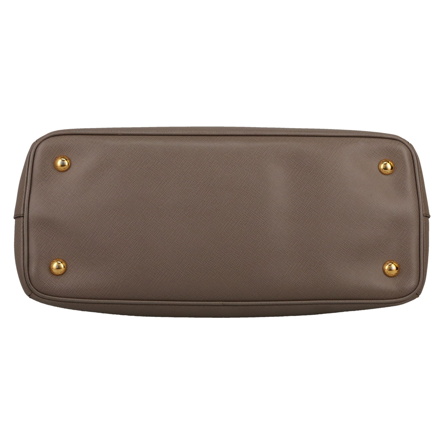 Prada  Galleria handbag  in beige leather saffiano - Detail D1