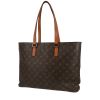 Shopping bag Louis Vuitton  Vavin modello grande  in tela monogram marrone e pelle naturale - 00pp thumbnail