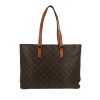 Shopping bag Louis Vuitton  Vavin modello grande  in tela monogram marrone e pelle naturale - 360 thumbnail