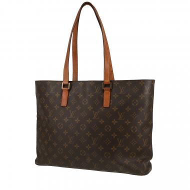 Shopping bag Louis Vuitton  Vavin modello grande  in tela monogram marrone e pelle naturale