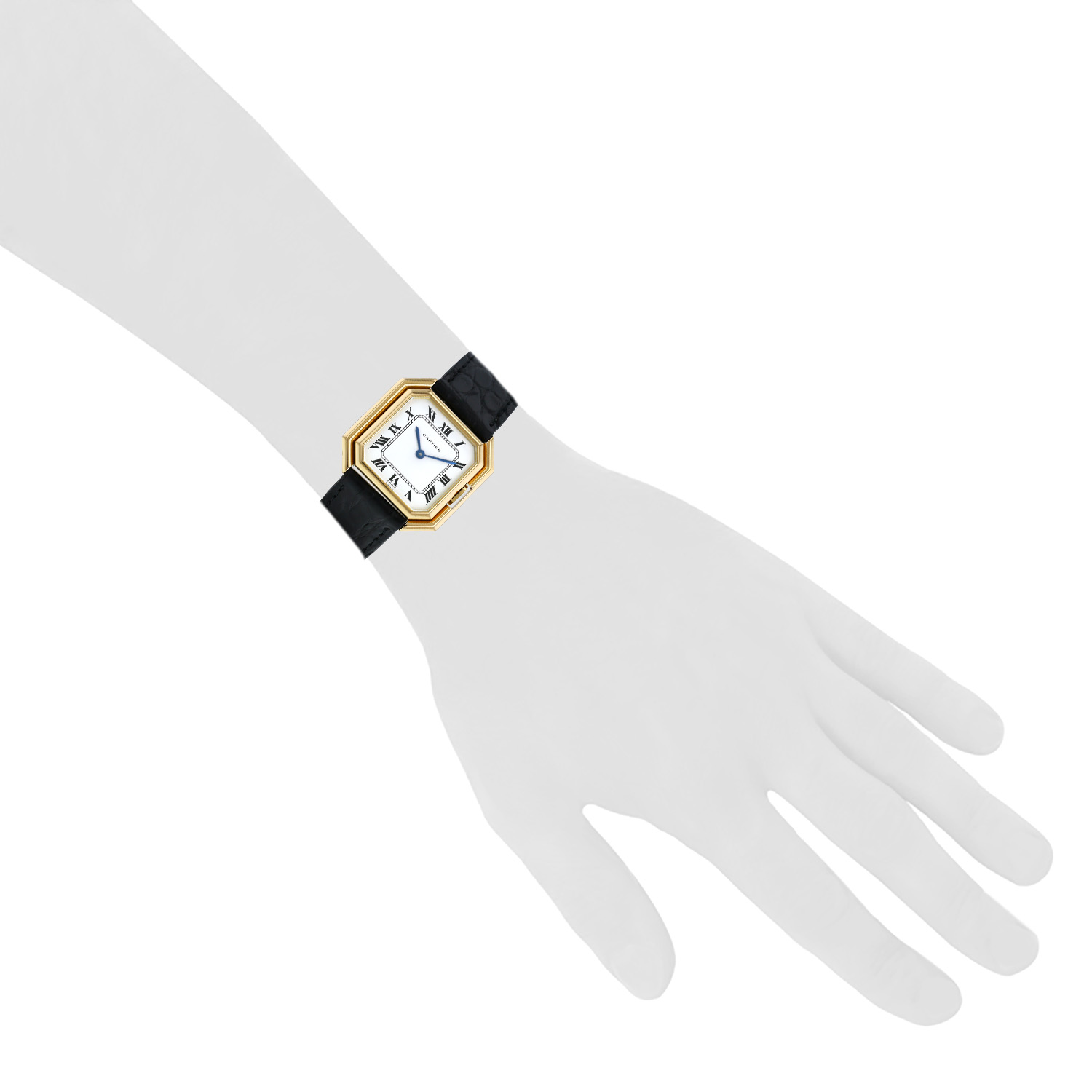 Reloj Cartier Ceinture de oro amarillo Ref: Cartier - 1700  Circa 1970 - Detail D1