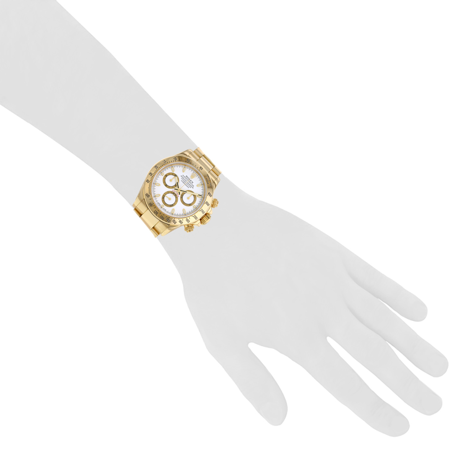 Reloj Rolex Daytona automático de oro amarillo, ref.: Rolex - 116528, hacia 2005 - Detail D1