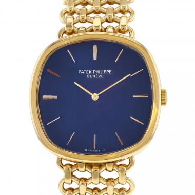 Patek Philippe Ellipse  "Julio Mariner" in yellow gold Ref: 3844  Circa 1980